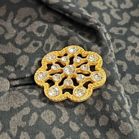 Soft Surroundings Leontine Leopard Print Jacket Size XS Petite - Picture 8 of 14